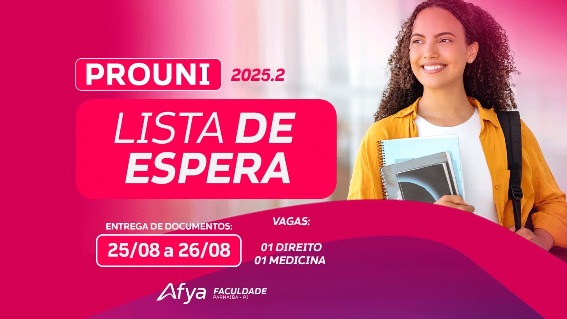IESVAP | Afya - LISTA DE ESPERA PROUNI 2025.2